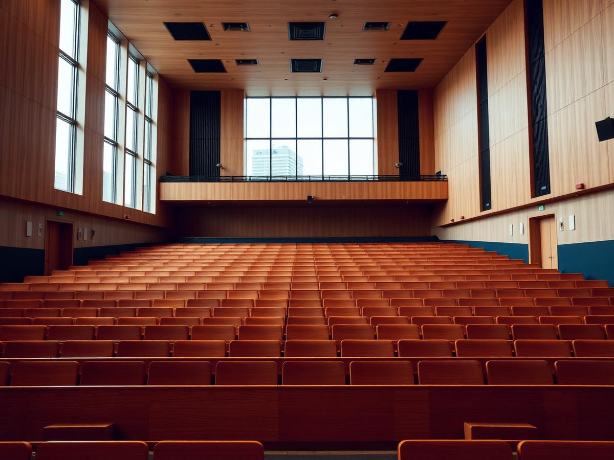 University lecture hall